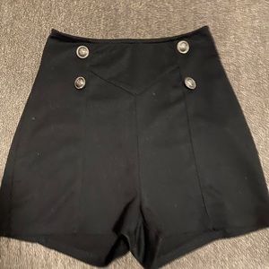 Cute little black hot pants